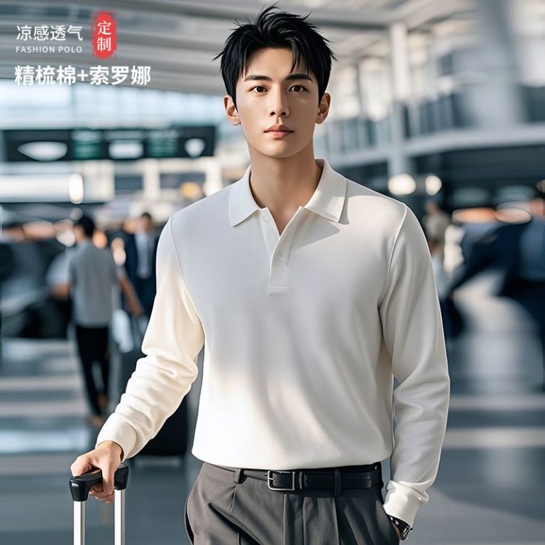 鄭州千禧廣告衫廠專業(yè)長袖廣告衫定制服務(wù)